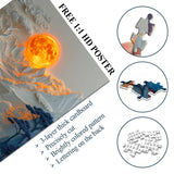 Rompecabezas de montañas iluminadas por la luna 1000 piezas