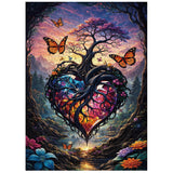 Puzzle Árbol Corazón 1000 Piezas