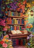 Puzzle da scaffale con fiori, 1000 pezzi