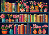 Blooming Bookshelf Jigsaw Puzzles 1000 Pieces