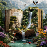 Dreamlike Book Realm Jigsaw Puzzle 1000 Pieces