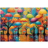 Urban Umbrella Forest Jigsaw Puzzle 1000 Pieces