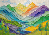 Colorful Ridges Jigsaw Puzzles 1000 Piece