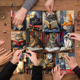 Cat's Library Jigsaw Puzzles 1000 Pieces