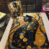 Black Gold Cat Jigsaw Puzzle 1000 Pieces