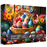 Easter Eggs & Blooms Jigsaw Puzzle 1000 Pieces
