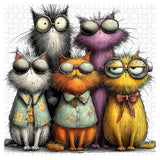 Cool Cat Squad Jigsaw Puzzle 1000 Pieces