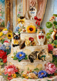 Cat Feast Jigsaw Puzzle 1000 Pieces