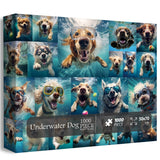 Underwater Dog Jigsaw Puzzle 1000 Pieces