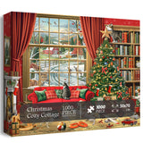 Christmas Cozy Cottage Jigsaw Puzzle 1000 Pieces