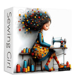 Puzzle Fille à Coudre 1000 Pièces