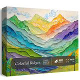 Colorful Ridges Jigsaw Puzzles 1000 Piece
