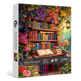 Puzzle da scaffale con fiori, 1000 pezzi