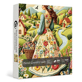Floral Country Lady Jigsaw Puzzle 1000 Pieces