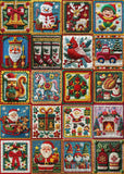 Collezione di tessuti di Natale puzzle puzzle 1000 pezzi