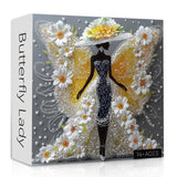 Butterfly Lady Jigsaw Puzzles 1000 Pieces