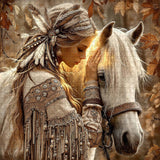 Herbstliches Pferdegalopp-Puzzle 1000 Teile (Kopie)