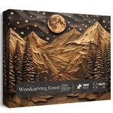 Woodcarving Forest Jigsaw Puzzles 1000 Pieces