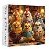 Study Chickens Puzzle 1000 Teile