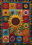 Girasoli patchwork puzzle puzzle 1000