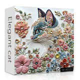 Elegant Cat Jigsaw Puzzle 1000 Pieces