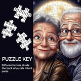 Puzzle Silver Hair Embrace 1000 pièces