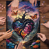 Puzzle Árbol Corazón 1000 Piezas