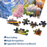 Seasons Train Jigsaw Puzzle 1000 Piece