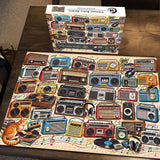 Vibrant Retro Radios Jigsaw Puzzle 1000 Piece