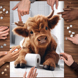 Toilettenpapier Kuhpuzzle 1000 Stücke