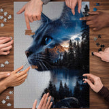 Mystic Forest Cat Puzzle 1000 Teile