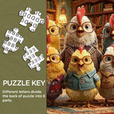 Study Chickens Puzzle 1000 Teile