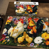 Hahn und Küken Puzzle 1000 Teile
