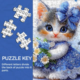 The Sapphire Kitten Jigsaw Puzzle 1000 Pieces