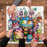 Monster Family Puzzle 1000 Teile