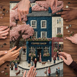 Cherry Blossom Street Jigsaw Puzzle 1000 Pieces