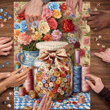 Spring Button Jar Jigsaw Puzzle 1000 Pieces