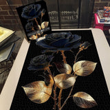 Black Gold Rose Jigsaw Puzzles 1000 Pieces