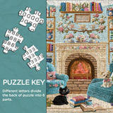 Gemütliche Eckpuzzles 1000 Stücke