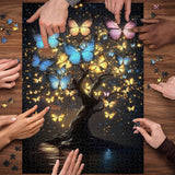 Butterfly Glow Tree Jigsaw Puzzle 1000 Pieces