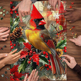 Puzzle de puzzle cardinal de Noël 1000 pièces