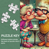 Aging Sweethearts Jigsaw Puzzle 1000 Pieces