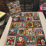 Collezione di tessuti di Natale puzzle puzzle 1000 pezzi
