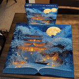 Rompecabezas de ensueño iluminado por la luna, 1000 piezas