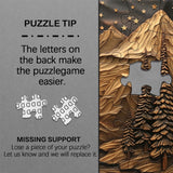 Woodcarving Forest Jigsaw Puzzles 1000 Pieces