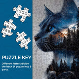 Mystic Forest Cat Puzzle 1000 Teile