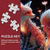 Kristallfuchs -Puzzle 1000 Stück