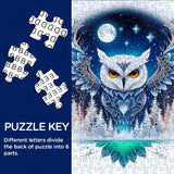 Blue Owl Jigsaw Puzzle 1000 Pieces