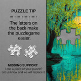 Willow Moon Reflection Jigsaw Puzzle 1000 Pieces