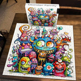 Monster Family Puzzle 1000 Teile